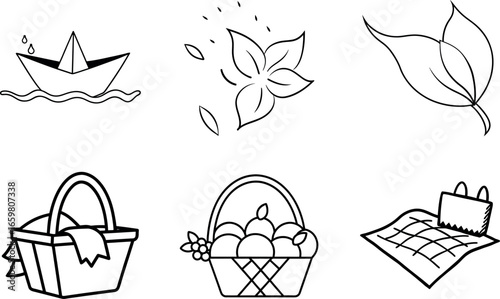 Tea Time Clipart Teapot Cup Sugar Lemon and Biscuit Set