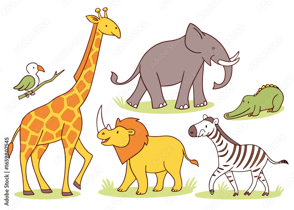 Obraz premium african wildlife animal 20.eps