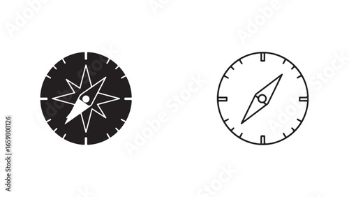 Free Download Compass icons set with transparent background - GFXLoad