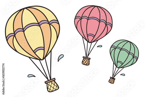 hot air balloons