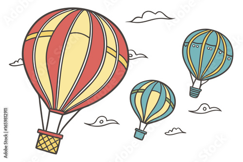 hot air balloons