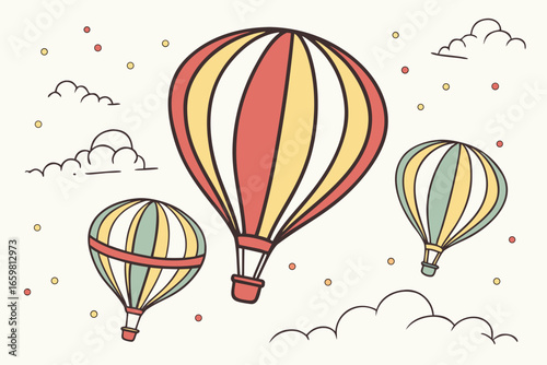 hot air balloons