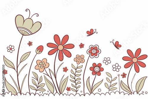 vector floral background