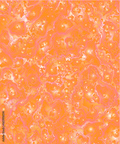 red caviar on a yellow background