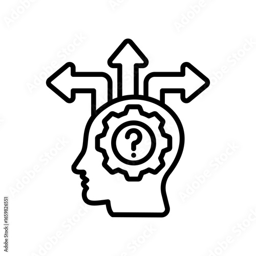 Decision Making line icon