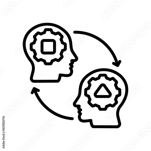 Behavior Modification line icon