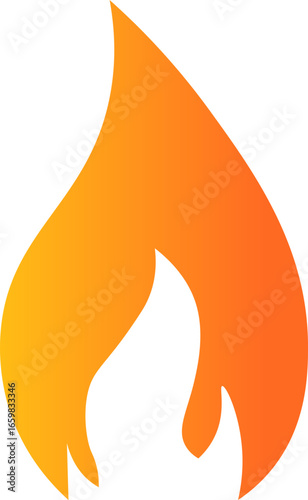 Flame Icons, Flame Vector Icon. Simple flat burning fire silhouette collection. Hot energy symbol for graphic design, Vector Illustration