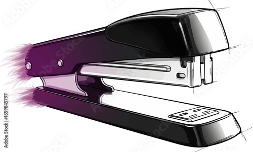 Office Essentials A Stapler Sketch