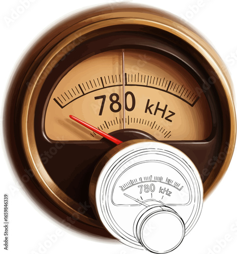 Close-up on Nostalgia A Radio Dial