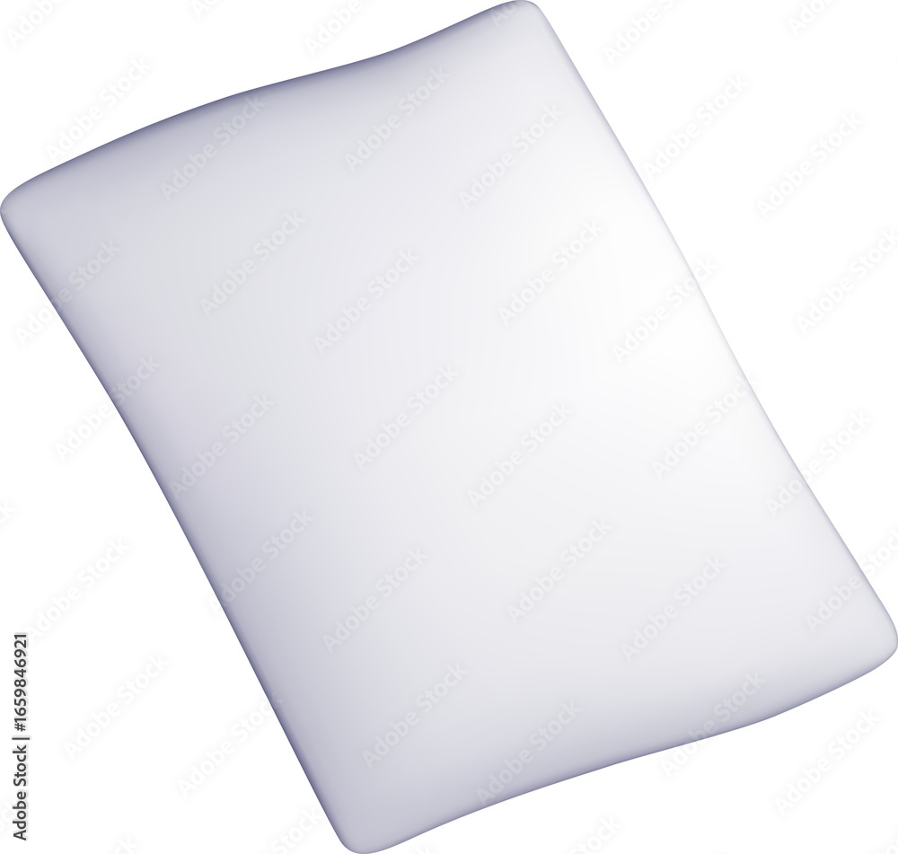 3D Rendering of a Soft Pillow Design 3D Rendering of a Soft Pillow Design