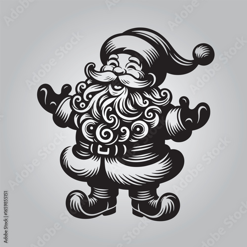 santa claus silhouettes