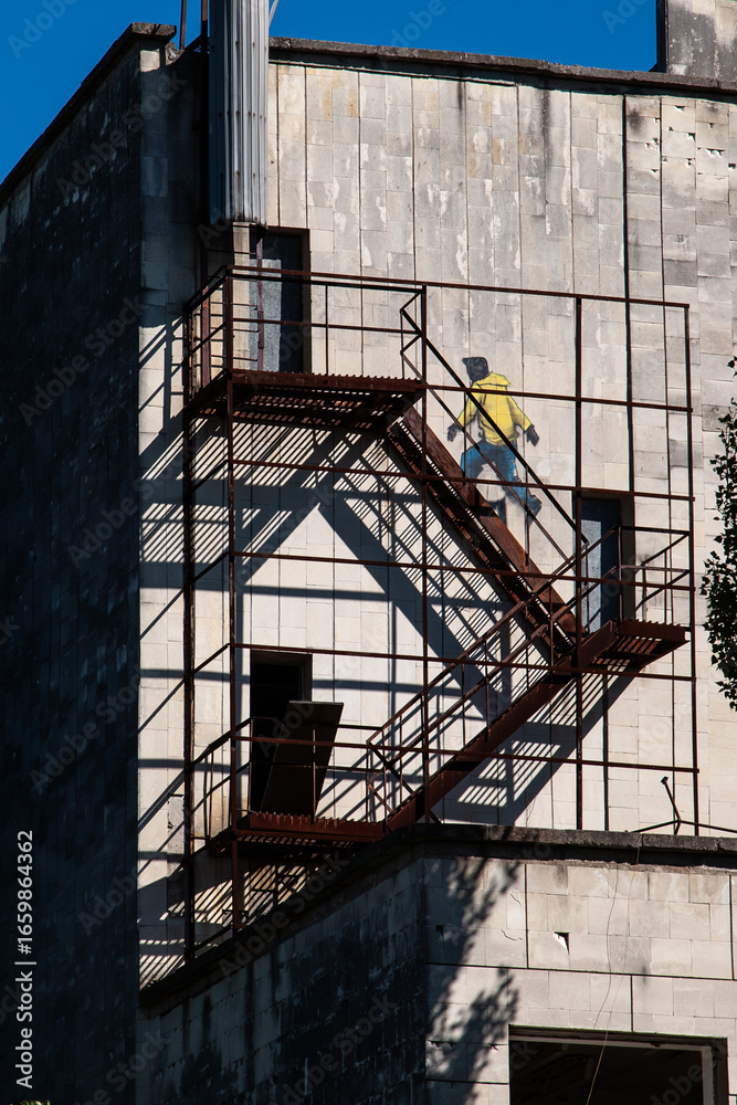 Obraz premium Expedition photos from Chernobyl, Ukraine, the abandoned city of Pripyat