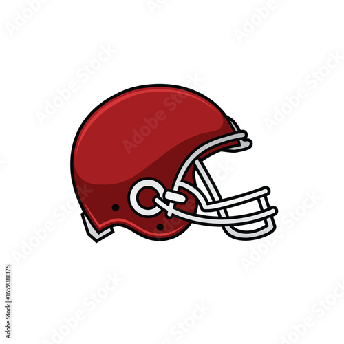 American football helmet abstract logo modern style