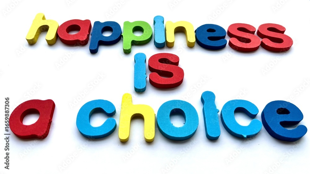 Naklejka premium Colorful Letters Spelling 