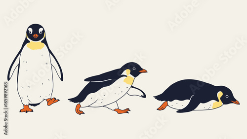 Penguin Walking Animation Sequence A Delightful Journey of Penguin Movement