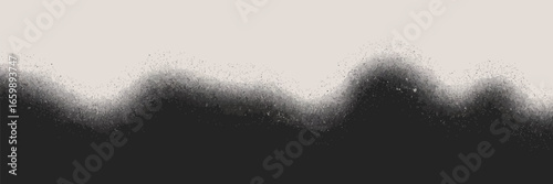 Abstract depiction of dark and light shades blending together in a wavy pattern with a textured effect