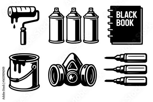 Graffiti Supplies Icons