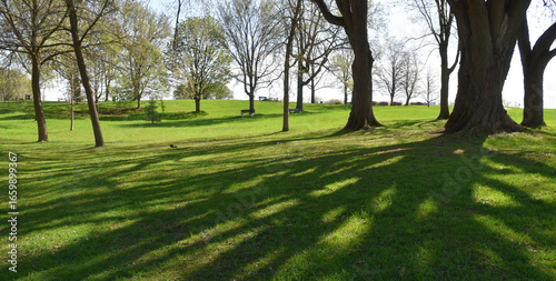 The Plains of Abraham in spring, Québec, Canada