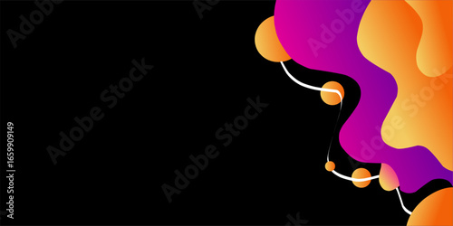 vector illustration of an abstract halloween background