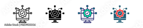 System Integration  Icon Set Multiple Style Collection