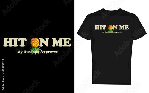 Abstract Cat Illustration with Upside Down Pineapple Subtle Swinger Theme Design