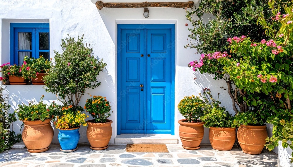 Naklejka premium entrance to the house