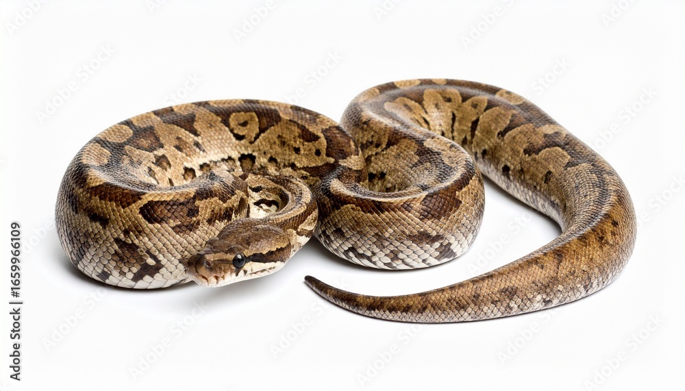 Obraz premium snake on white background