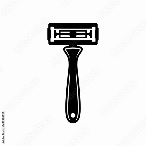 Classic Razor Icon for Grooming and Shaving Purposes
