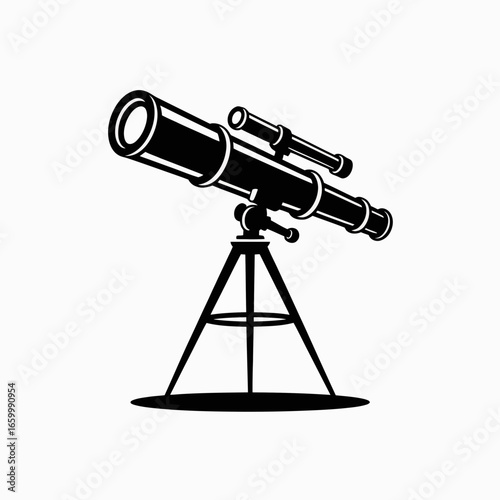 Telescope Icon on Stand