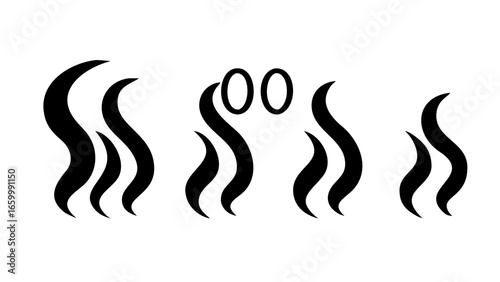 Abstract wisps of steam smoke vapor