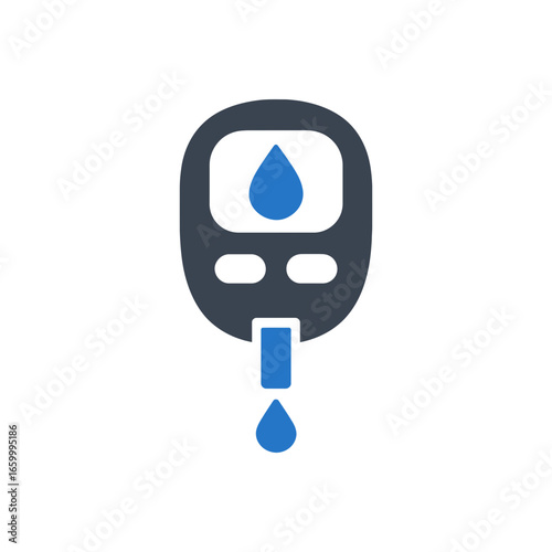 Blood Sugar Test Icon