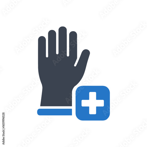 Surgical Glove Medical Icon