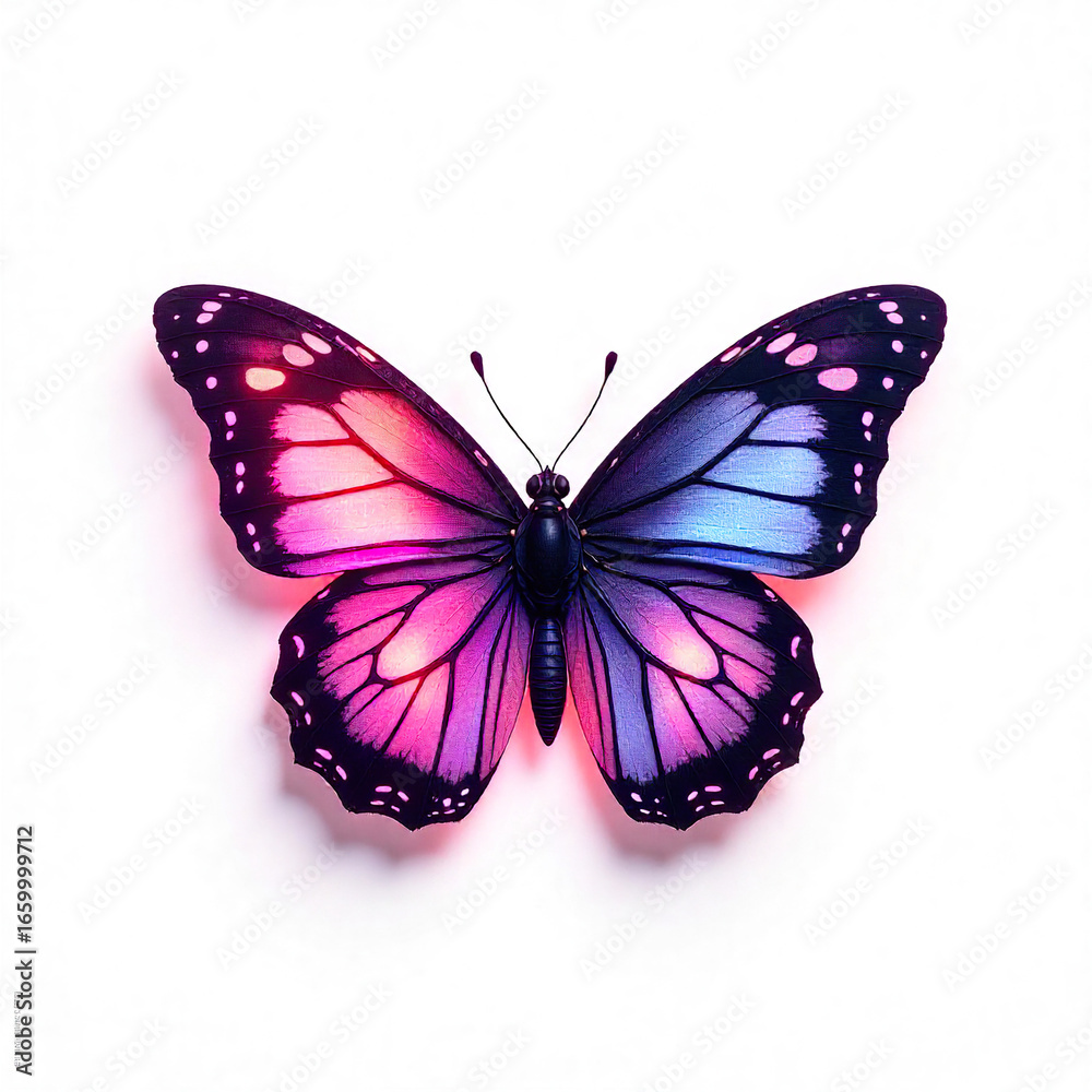 Obraz premium Fresh Bloom Butterfly Logo