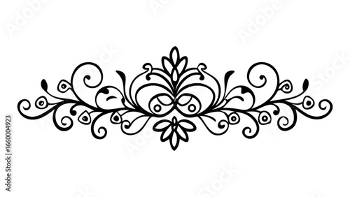Intricate Floral Swirl Earring Design jewelry accessory