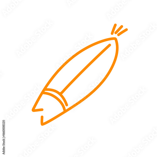 Surf icon vector