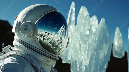 astronaut in space