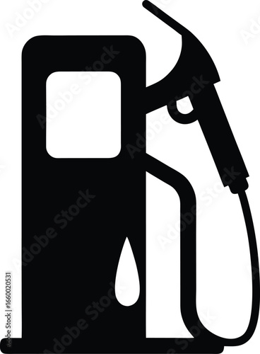 Fuel pistol icon simple vector vehicle oil car automotive