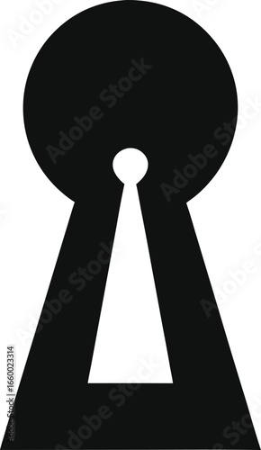 Key hole logo template illustration design vector 
