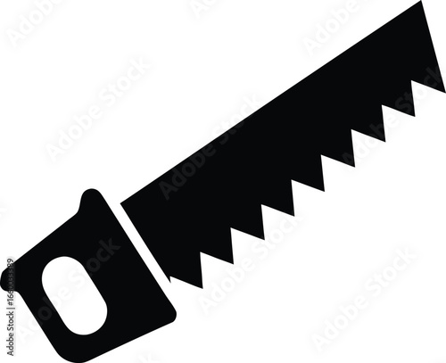 Saw icon vector design template in white background