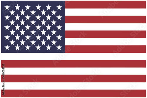 Iconic American Flag, perfect for patriotic designs.
