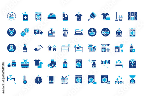 Laundry Line Icons