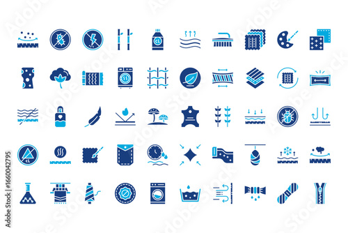 Fabric Features Line Icons