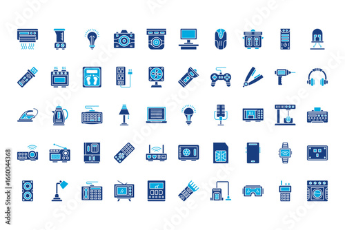 Electronic Devices Line Icons