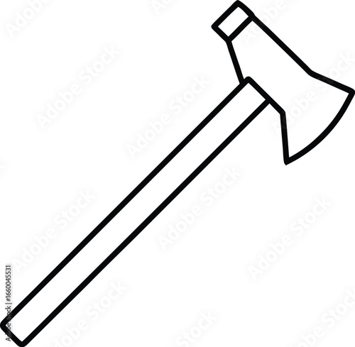 Axe icon isolated on transparent background