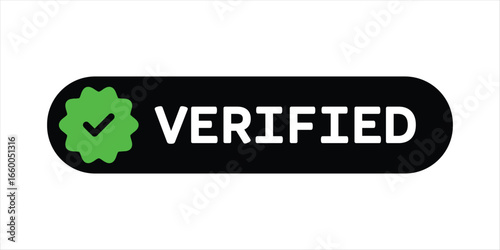 Verified Badge – Authentication Icon for Trust and Identity Confirmation