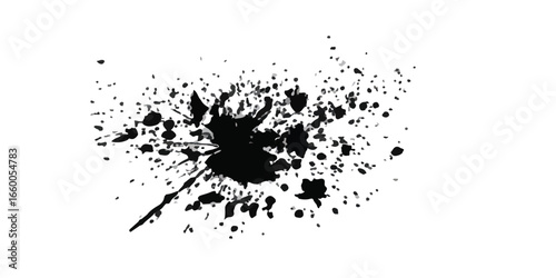 ink blots and splats. detailed ink splats Hyperrealistic Highly Detailed Isolated On Transparent Background	

