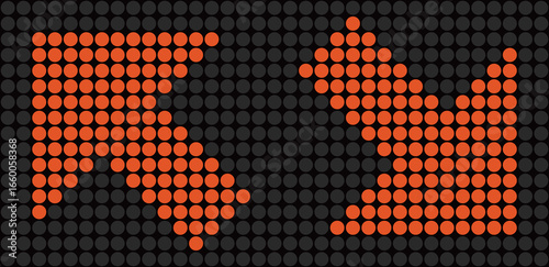 電光掲示板の矢印