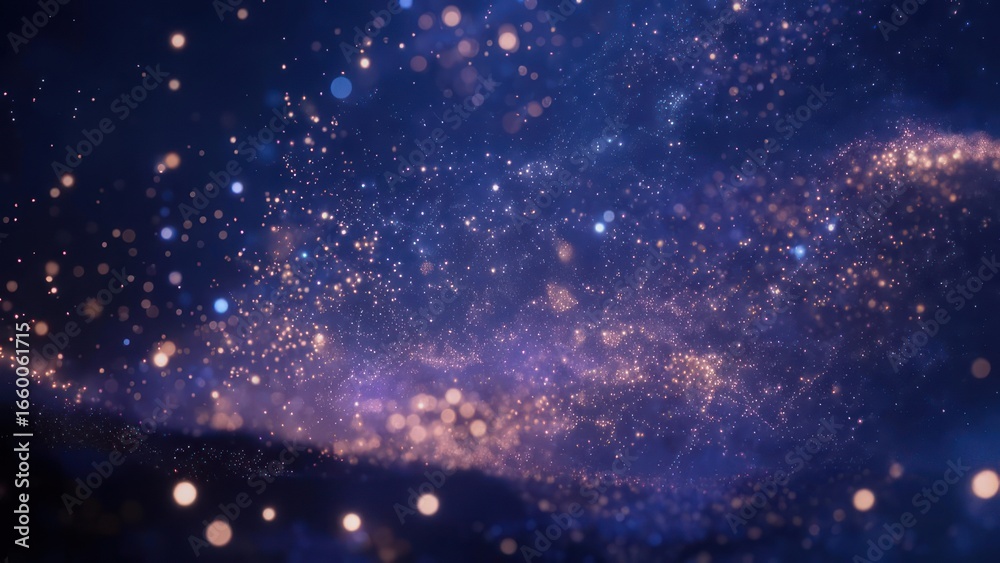 Obraz premium Abstract cosmic particles