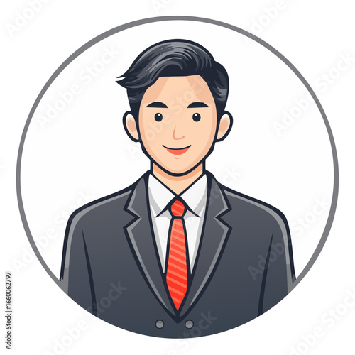 business man with headset
