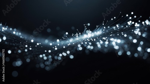 Abstract digital wave